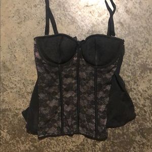 Victoria’s Secret Lace Zip-Up Corset